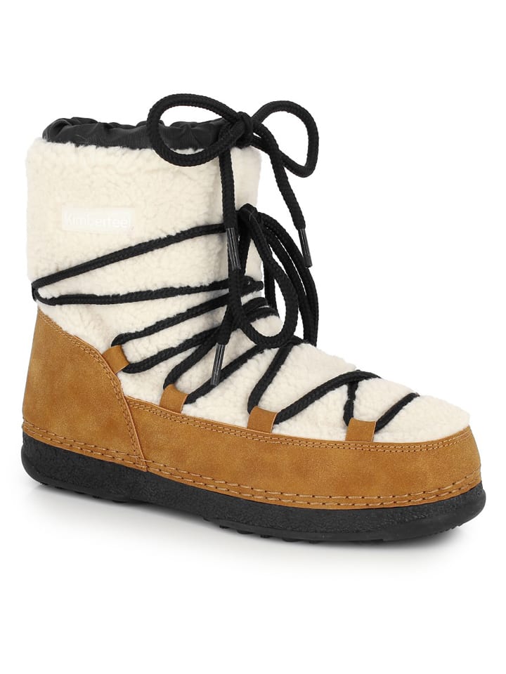 Winterboots "Mayla" in Beige/ Creme
