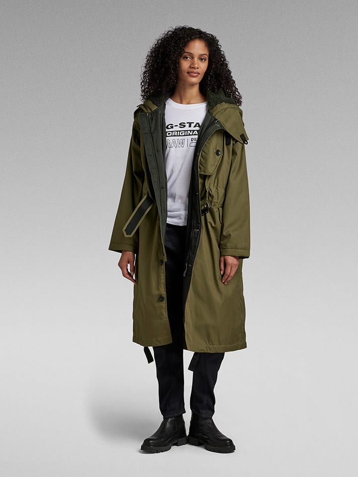Zalando Dreimaster Parka Oliv Damen Winter Parka Parka Damen