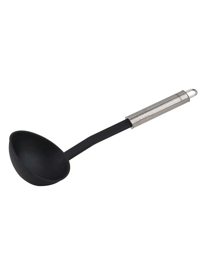 Schopflöffel in Silber/ Schwarz - (L)30 cm