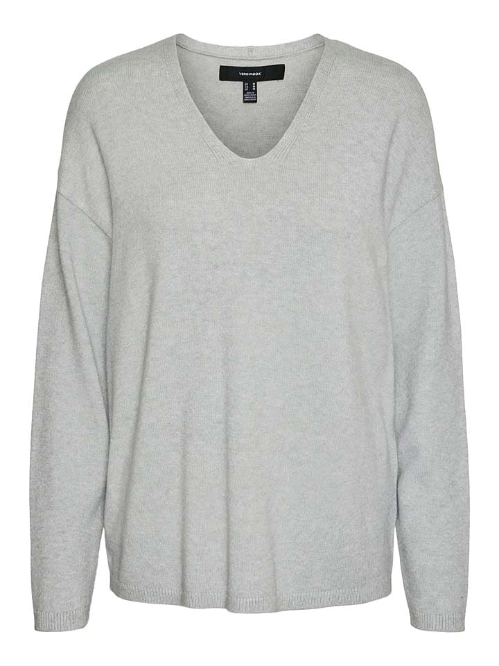 Sweter w kolorze szarym