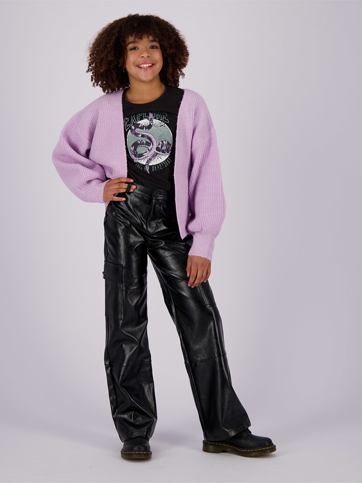 Kunstleren broek "Sade" zwart