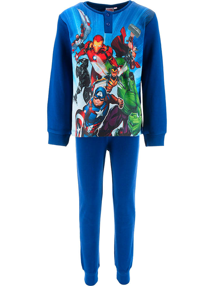 Pyjama "Avengers Classic" in Blau