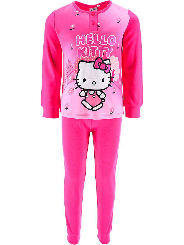 Piżama "Hello Kitty" w kolorze różowym