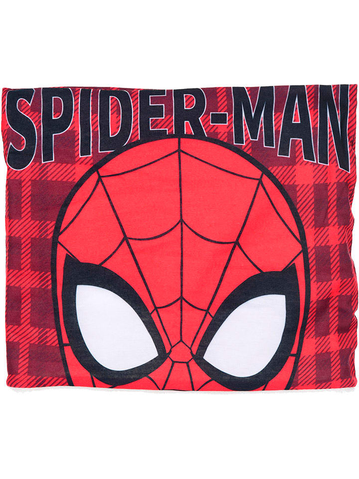 Loop-Schal "Spiderman" in Rot/ Blau