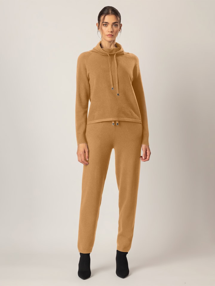 Sweter w kolorze jasnobrązowym