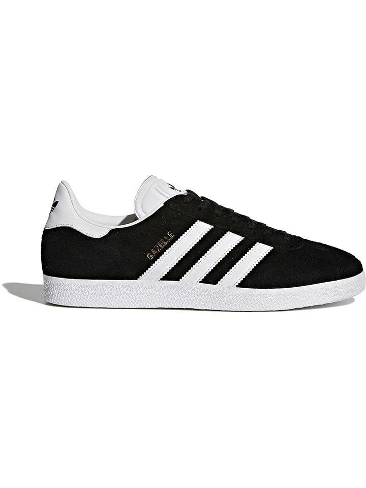 Adidas original gazelle black leather shop