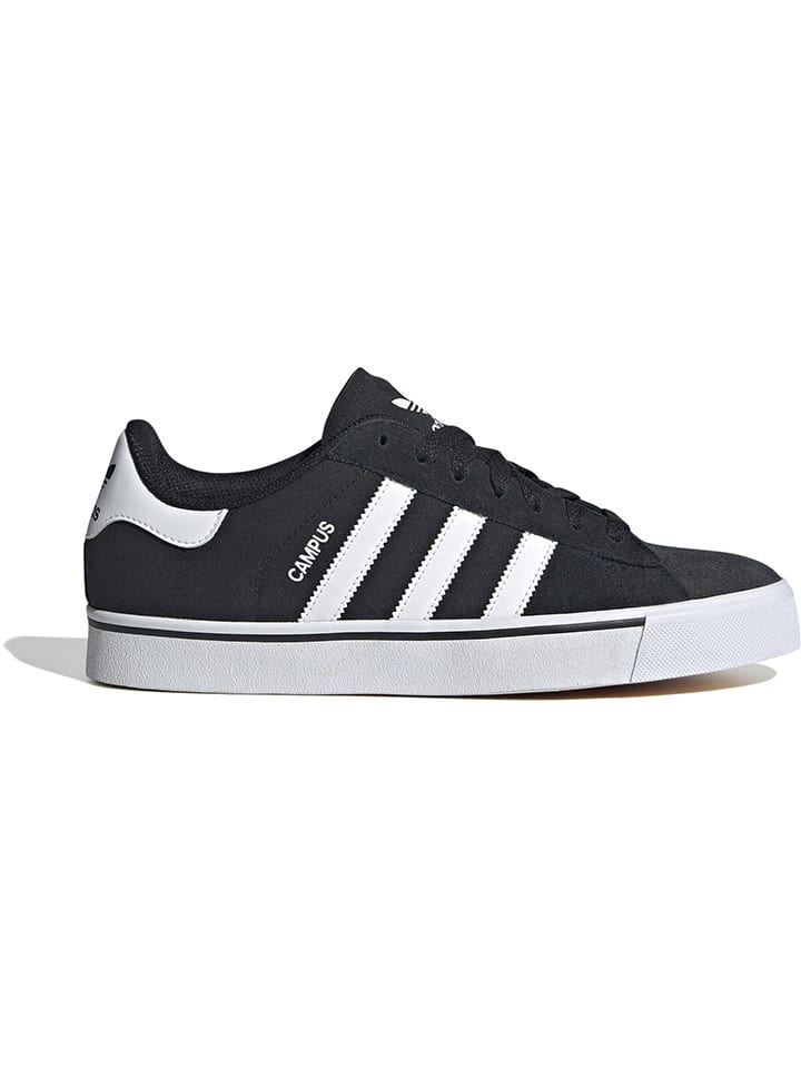 adidas Leder Sneakers Campus in Schwarz WeiB gunstig kaufen limango