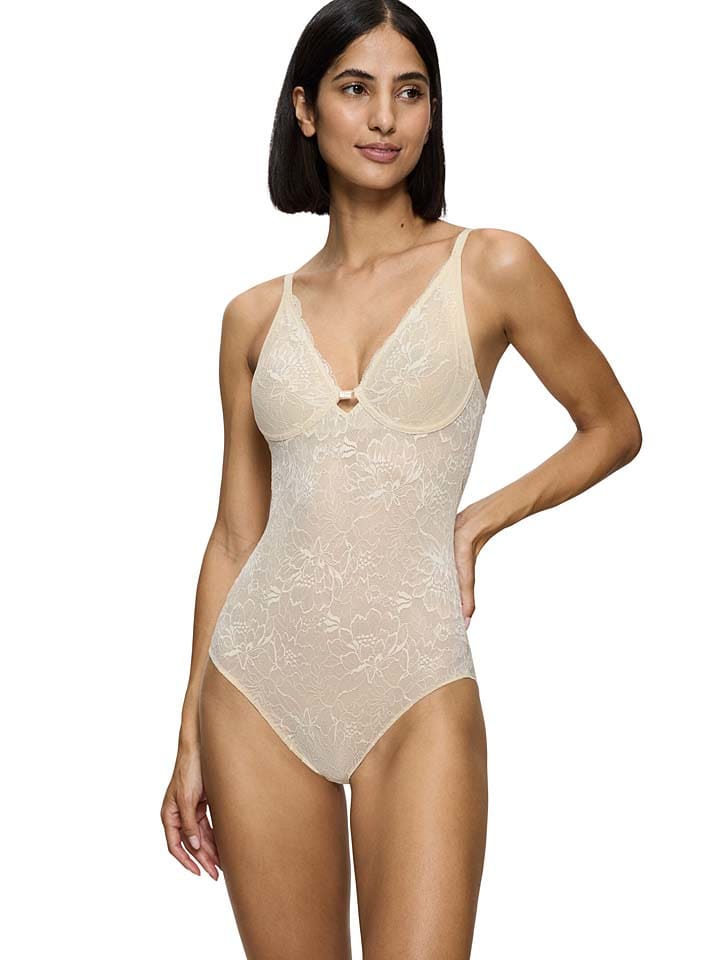 Body "Amourette Charm" w kolorze kremowym