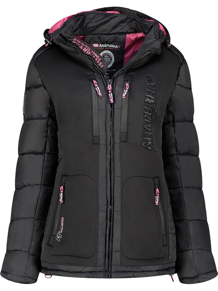 Steppjacke "Beachana" in Schwarz