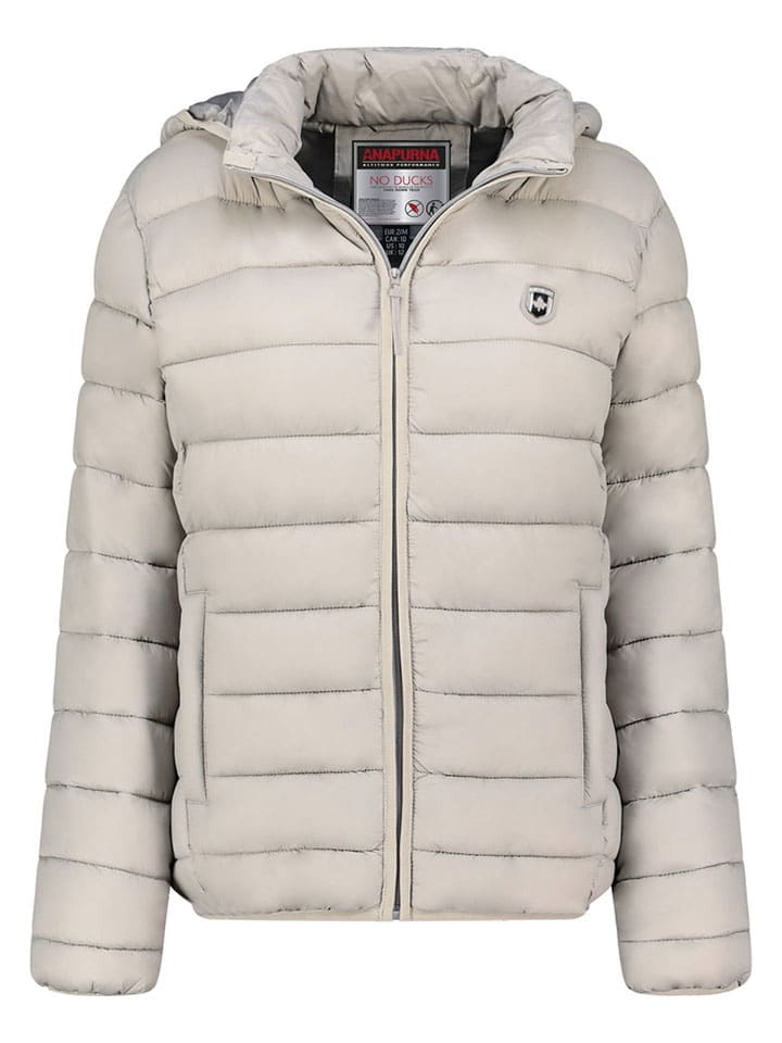 Steppjacke ''Akitalana Hood'' in Hellgrau