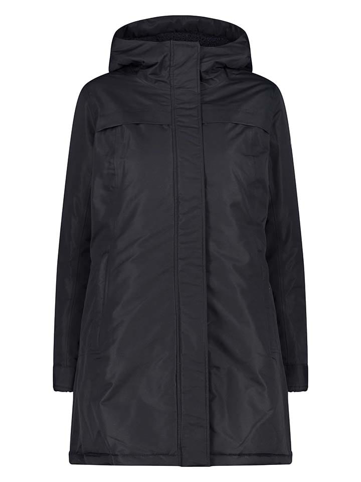 Parka w kolorze czarnym