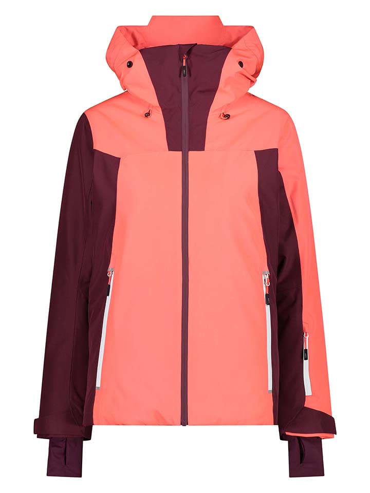 Ski-/snowboardjas roze/bordeaux