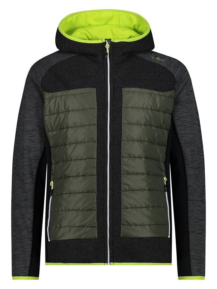 Kurtka hybrydowa w kolorze khaki