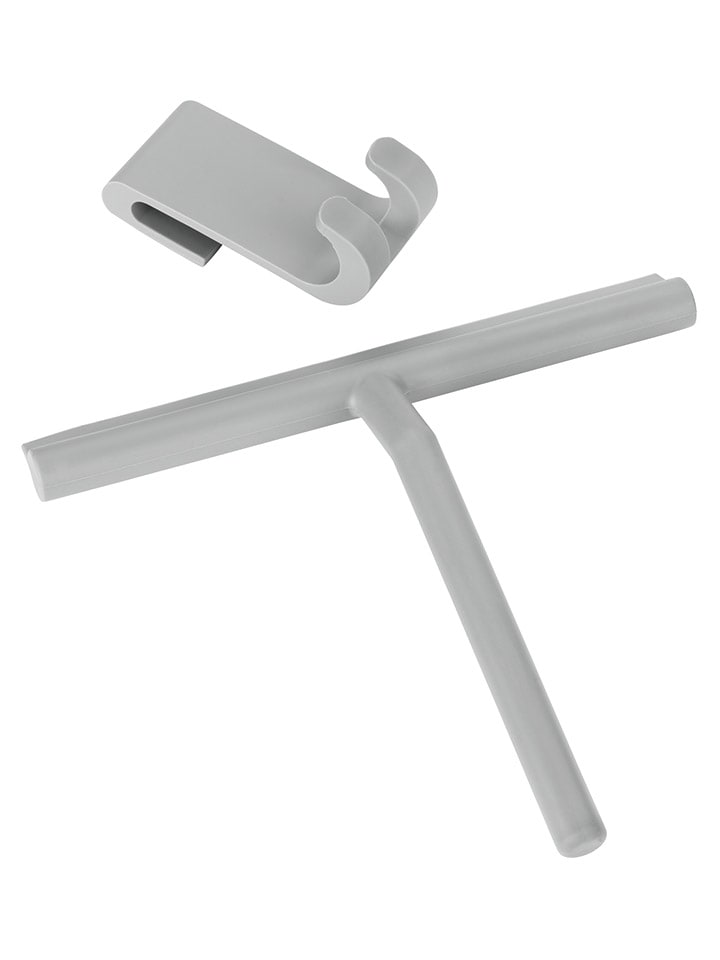 Duschabzieher ''Mola'' in Grau - (B)21 x (H)24,5 x (T)4 cm