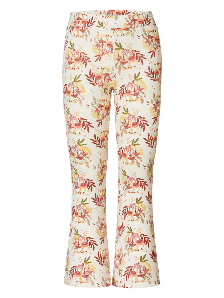 Leggings "Jermyn" in Creme/ Bunt