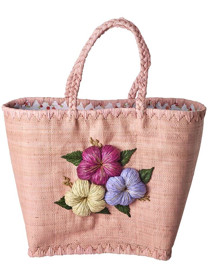 Henkeltasche in Rosa - (B)35 x (H)35 x (T)25 cm