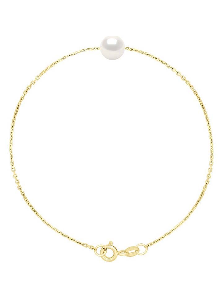 Gold-Armkette mit Perle