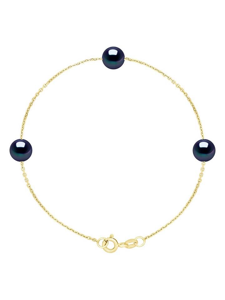 Gouden armband met parels
