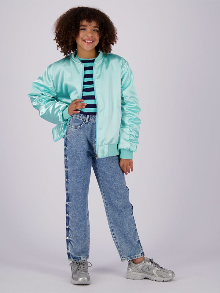 Longsleeve in Blau/ Hellblau