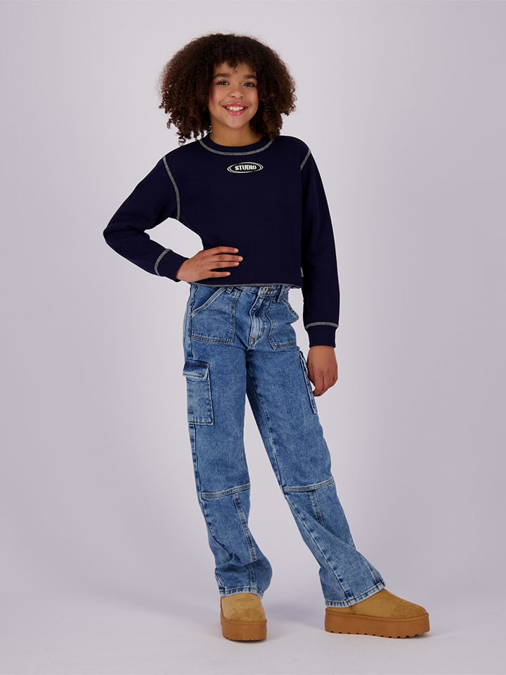 Sweatshirt "Natasja" donkerblauw