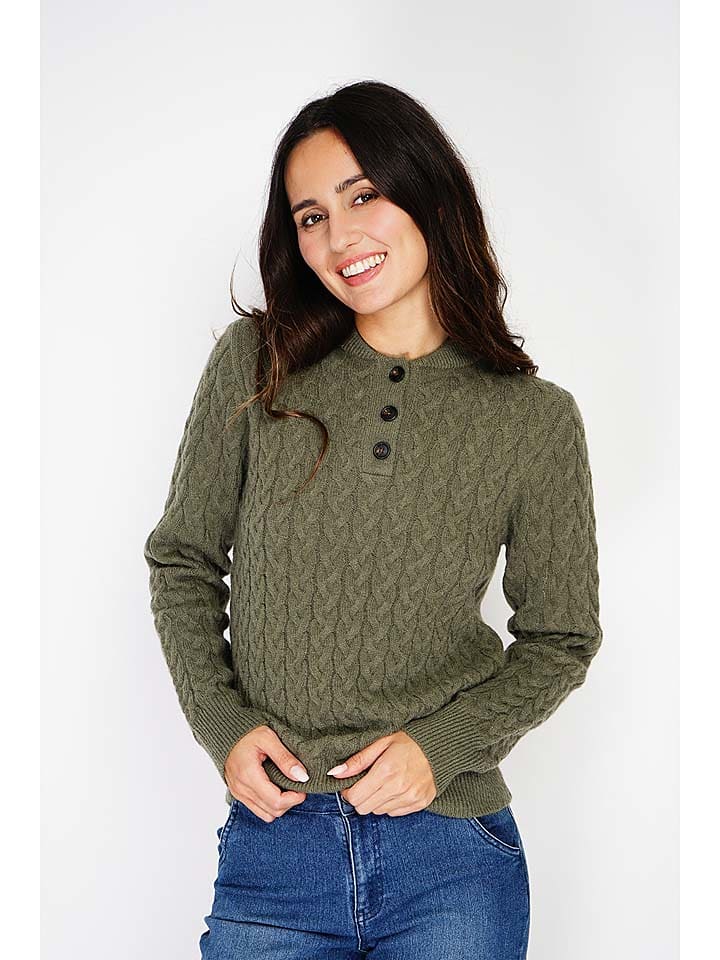 Pullover in Khaki