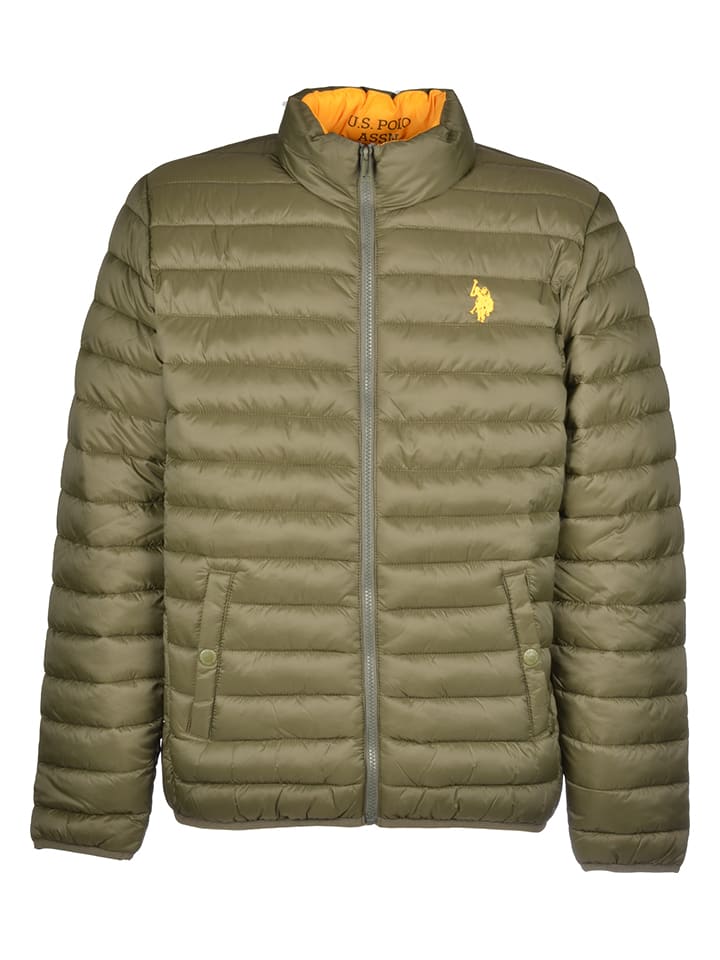 Steppjacke in Khaki