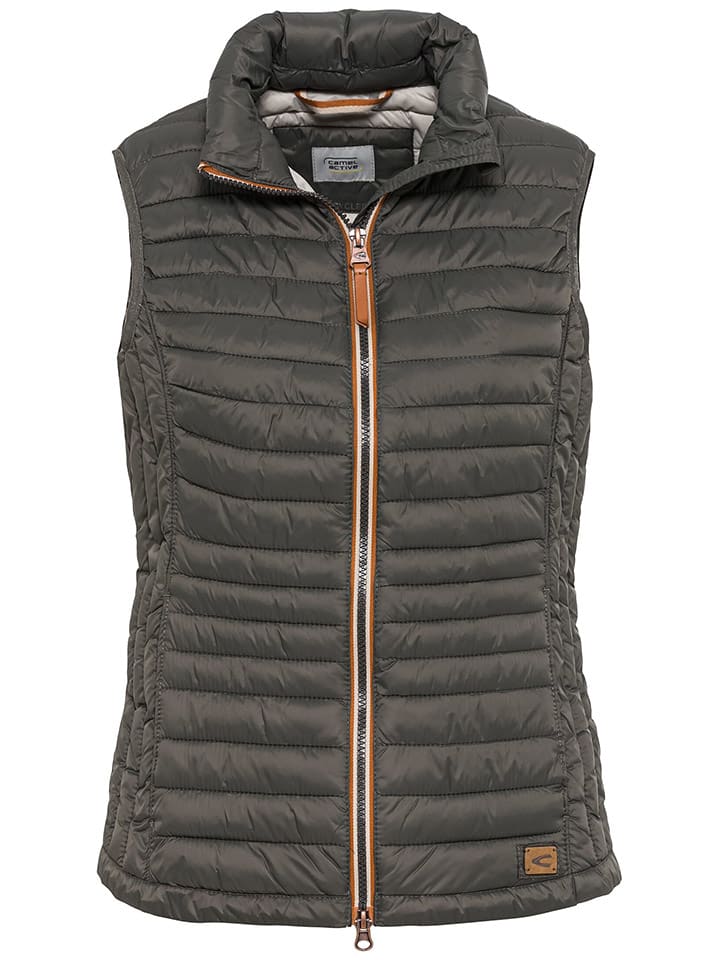Steppweste in Khaki