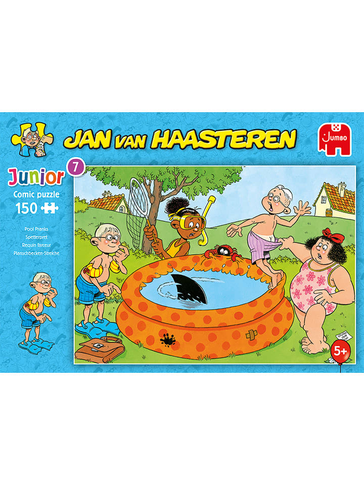 150tlg. Puzzle "Jan van Haasteren Junior - Streiche im Pool" - ab 5 Jahren