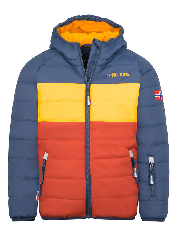Kurtka narciarska "Hafjell XT" w kolorze niebiesko-żółto-czerwonym