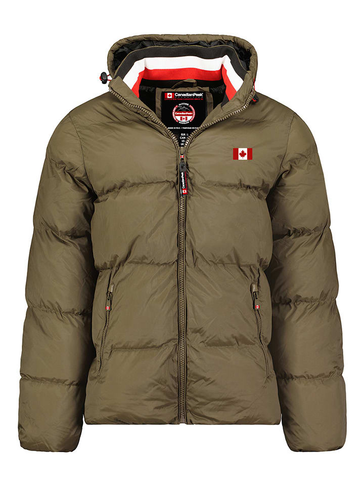 Kurtka pikowana "Anceleak" w kolorze khaki