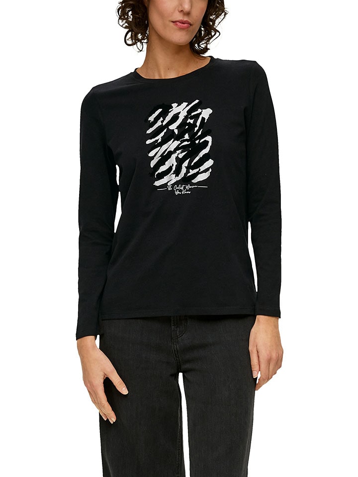 Longsleeve in Schwarz