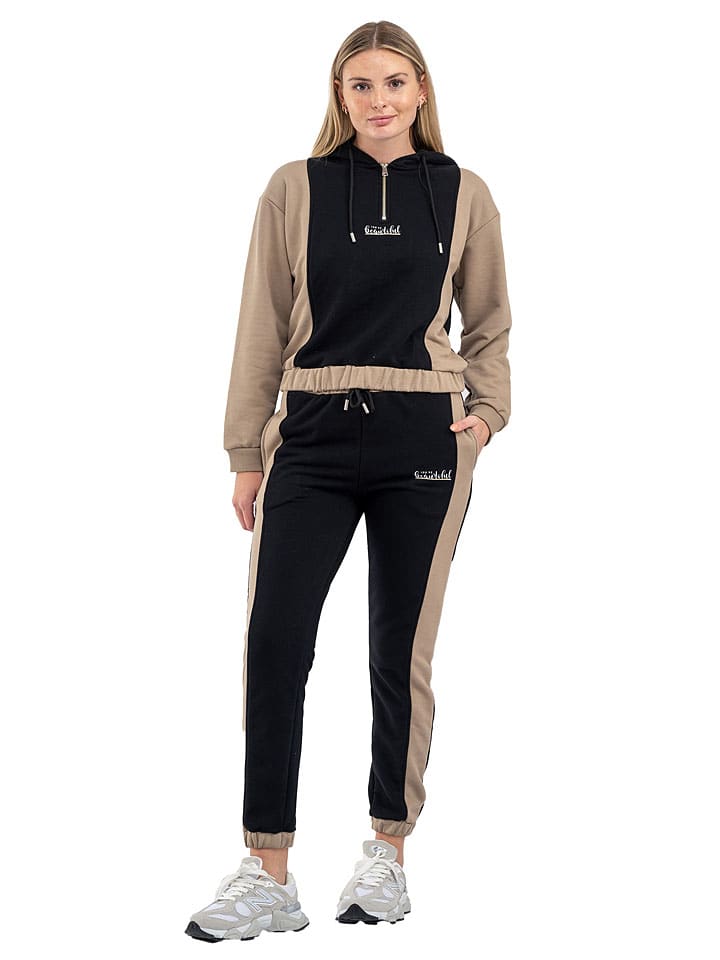 2tlg Outfit in Schwarz