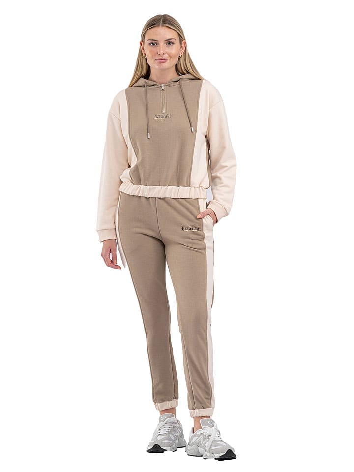 2tlg Outfit in Hellbraun