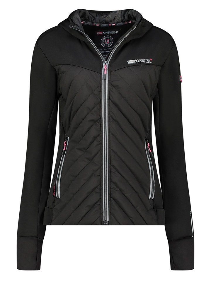 Softshelljacke in Schwarz