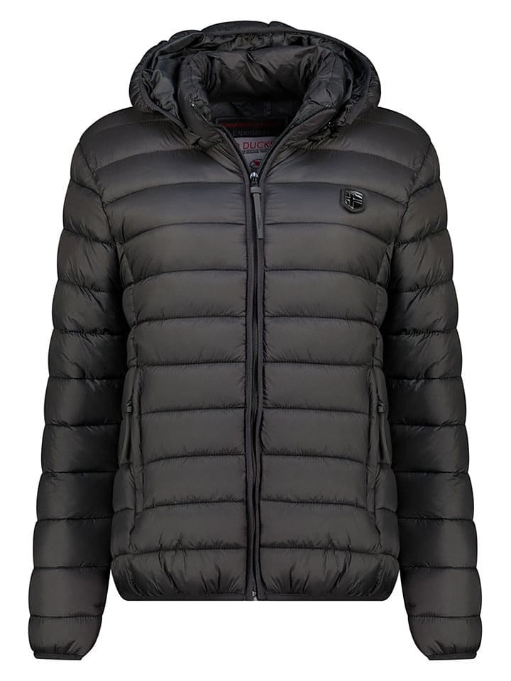 Steppjacke "Atikotal" in Schwarz