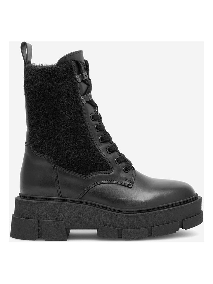 Leder-Boots "Agueda" in Schwarz