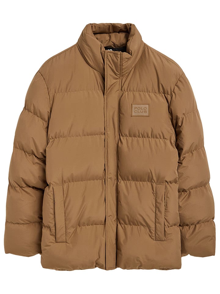 Winterjacke in Camel