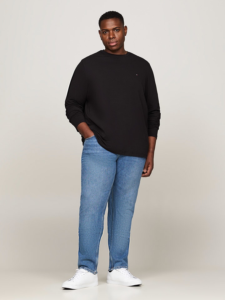 Black tommy hilfiger long sleeve cheap
