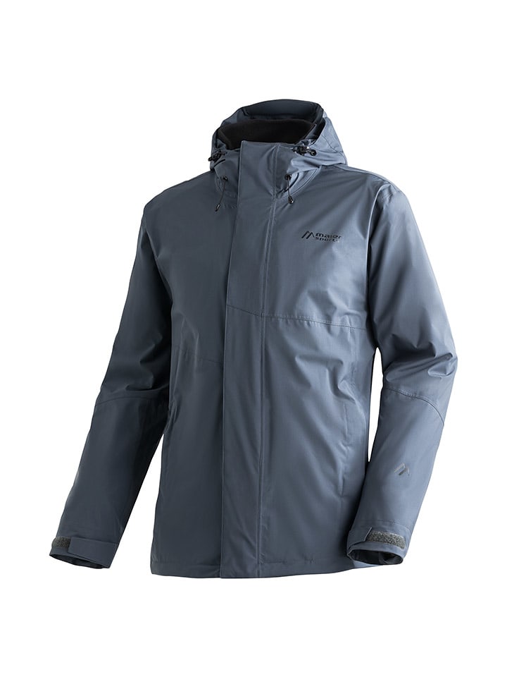 3in1-Funktionsjacke "Metor" in Anthrazit/ Schwarz