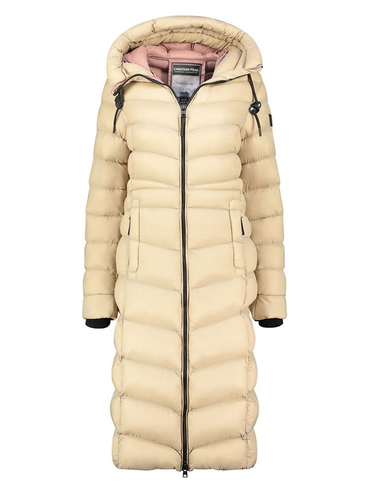 Wintermantel beige