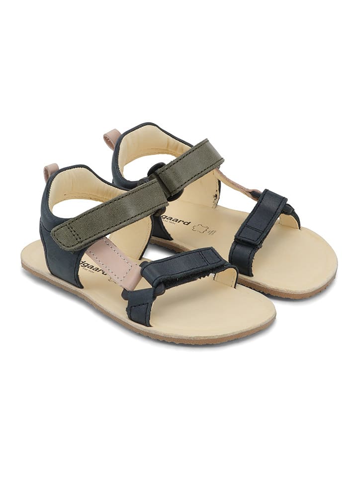 Leder-Sandalen "Skye II" in Schwarz