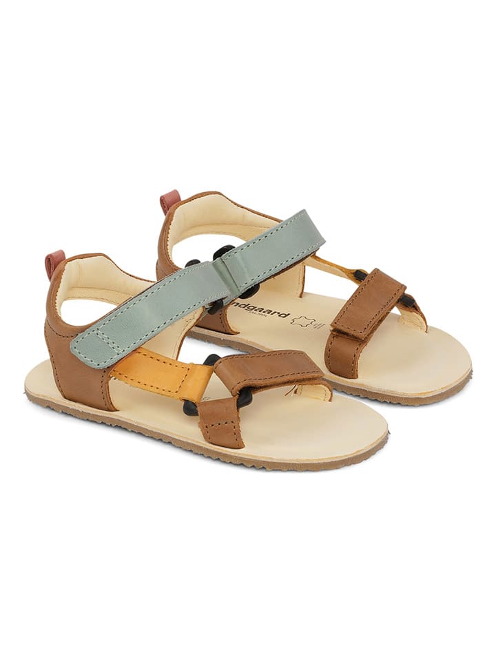 Leder-Sandalen "Skye II" in Hellbraun