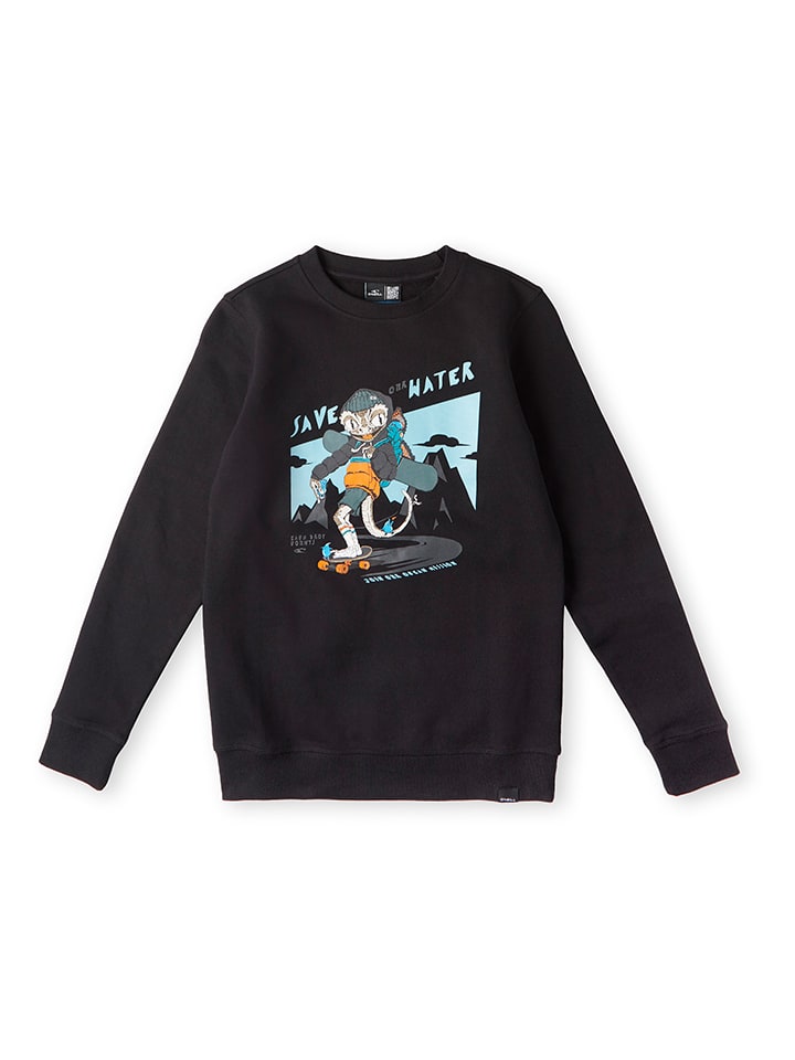 Sweatshirt "Skate Dude" in Schwarz