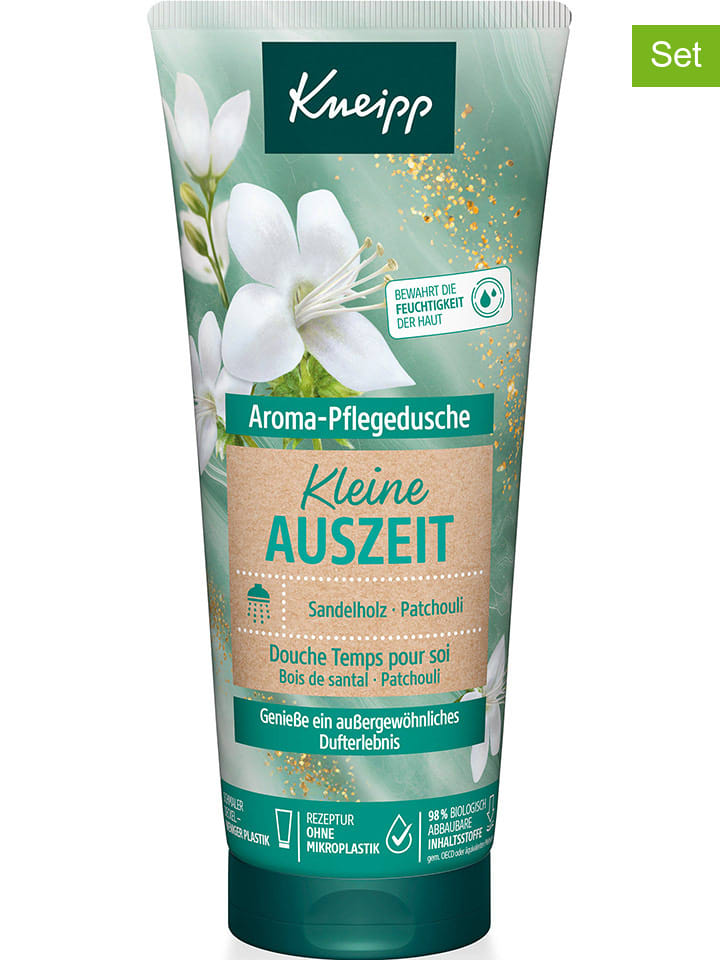 3er-Set: Aroma-Pflegedusche "Kleine Auszeit", je 200 ml