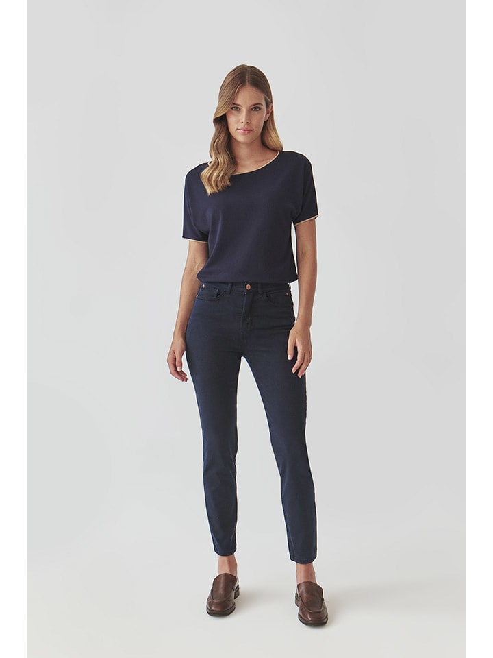 Dżinsy - Slim fit - w kolorze granatowym