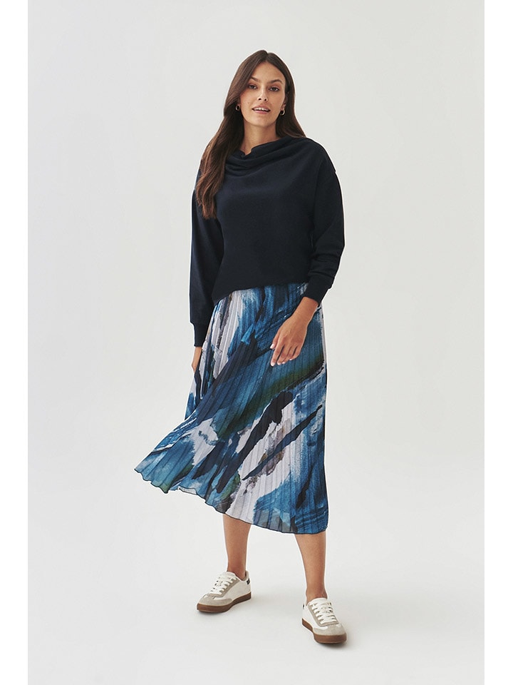 Rok zwart/wit/blauw