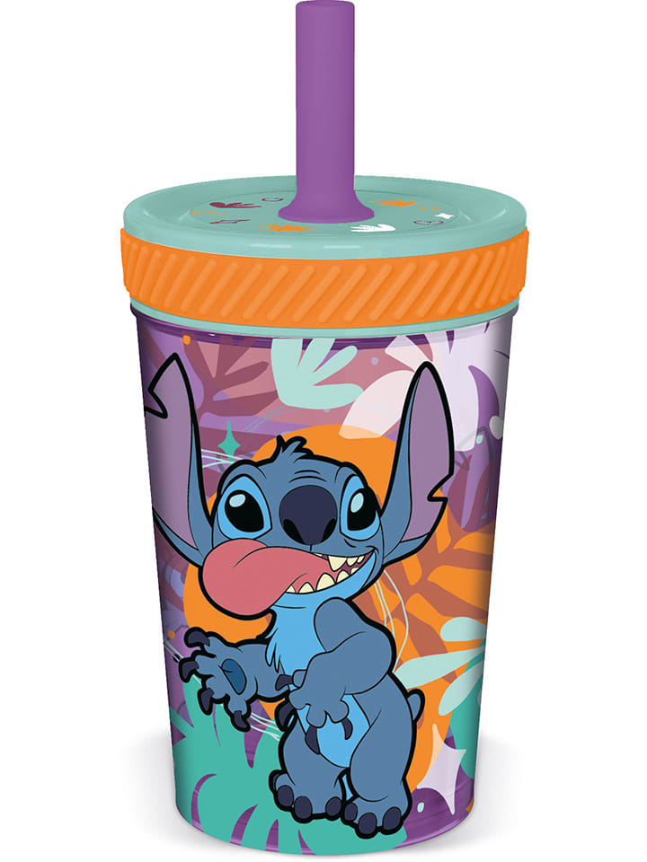 Trinkflasche "Stitch Aloha" in Bunt - 370 ml