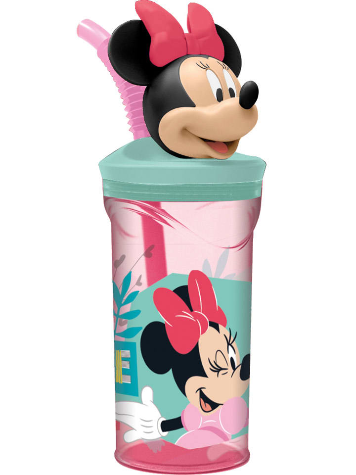 3D-Trinkflasche "Minnie Mouse" in Bunt - 360 ml