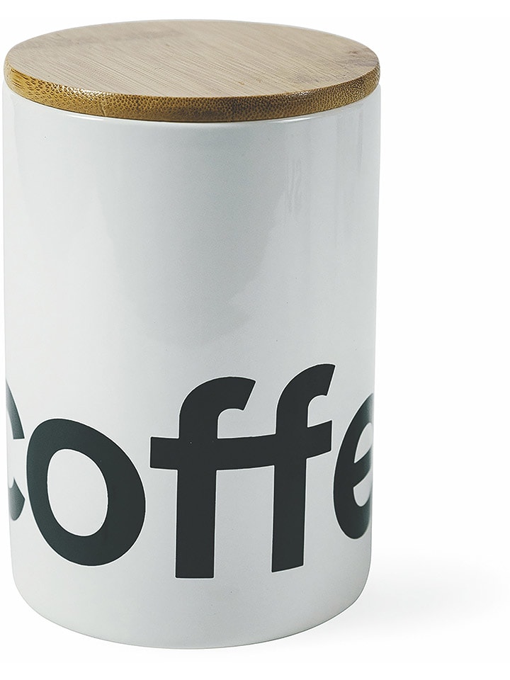Vorratsdose "Coffee" in Weiß - 750 ml