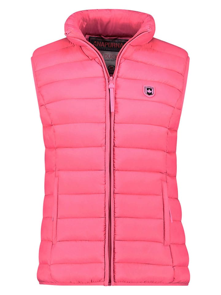 Doorgestikte bodywarmer ''Vakitalana'' roze